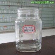 高檔蜂蜜瓶 罐頭瓶 大小八角玻璃瓶